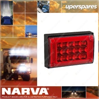 Narva 9-33V LED Rear Stop/Tail Lamp with Black Housing & 0.2m Cable