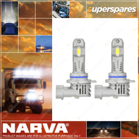 Narva HIR2 Surefit Gen II LED Globes - 5000LM Output IP65 Rated Pack of 2