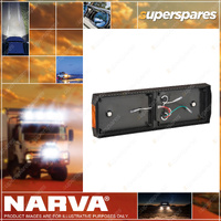 Narva 9-33V LED Rear Direction Indicator Stop/Tail - 0.5m Cable Black Housing