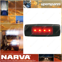 Narva 9-33 Volt Surface Mount LED Rear End Outline Marker Red With Black Cover