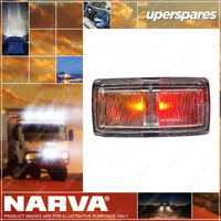 Narva 9-33V LED Side Marker - Red/Amber Black Base Integrated Deutsch Connector