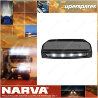 Narva 9-33V Model 68 Led Licence Plate Lamp White - with 0.5M Cable Black Cover