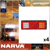 Narva 9-33V Model 82 Led Rear Twin Stop/Tail Direction Indicator Bulk Pack of 4