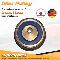 1x Superspares Idler Pulley for Mitsubishi Nimbus UG Triton ML MN Grandeur TG