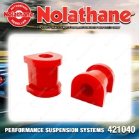 Nolathane Rear Sway Bar Mount Bushing Kit 17mm for Ford Maverick DA Wagon 88-94