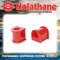 Nolathane Front Sway Bar Mount Bush 17mm for Mazda E-Series RX-7 SA Series 1 2 3