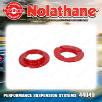 Nolathane Front Coil Spring Pad - Upper Bush Kit for Mitsubishi Triton MV 23-On