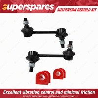 Front Sway Bar Link + 19mm Sway Mount Bushes Rebuild kit for MAZDA MX5 NB