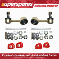 Front & Rear Sway Bar Link + Mount Bushes kit for MITSUBISHI PAJERO NH NJ NK NL