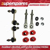 Front & Rear Sway Bar Link + Sway Mount Bushes Rebuild kit for FORD FALCON BA BF