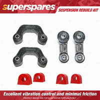Front & Rear Sway Bar Link + Mount Bushes kit for SUBARU FORESTER SF OUTBACK BG