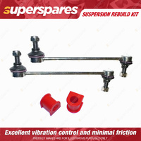 Front Sway Bar Link + Sway Mount Bushes kit for TOYOTA RAV 4 ACA 20 21 22 23