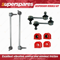 Front & Rear Sway Bar Link + Sway Mount Bushes kit for HOLDEN STATESMAN WM