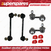 Front & Rear Sway Bar Link + Mount Bushes for MITSUBISHI LANCER EVO VII VIII IX