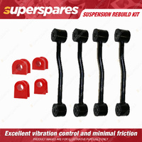 Front & Rear Sway Bar Link + Sway Mount Bushes kit for JEEP CHEROKEE WJ WG