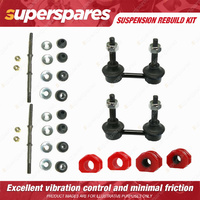 Front & Rear Sway Bar Link + Sway Mount Bushes Rebuild kit for FORD FALCON AU