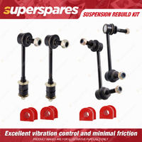 Front & Rear Sway Bar Link + Sway Mount Bushes kit for TOYOTA FJ CRUISER GSJ15