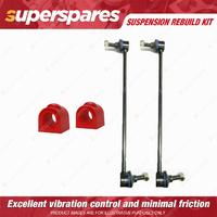 Front Sway Bar Link + 21mm Sway Mount Bushes Rebuild kit for MAZDA MAZDA3 BL