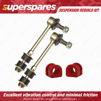 Front Sway Bar Link + 28mm Sway Mount Bushes Rebuild kit for HOLDEN COLORADO RG