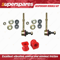 Front Sway Bar Link + 25mm Sway Mount Bushes Rebuild kit for NISSAN PULSAR N14
