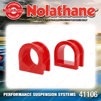Nolathane Front Steering rack pinion mount bushing for Holden Camira JB JD JE