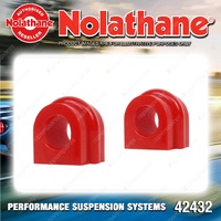 Nolathane Front Sway bar mount bush 22mm for Nissan Pathfinder R50 Patrol GU Y61