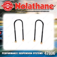 Nolathane Rear Spring u bolt kit for Ford Capri 1600 3000 GT 2 Door LTD P5 P6 FC