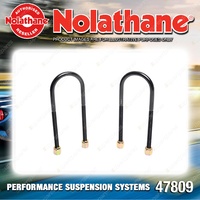 Nolathane Rear Spring u bolt kit 14mm for Toyota Hiace KDH200 220 TRH201 221