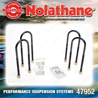Nolathane Rear Lowering block kit for Ford Falcon EF EL AU BA BF FG FGX