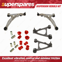 Nolathane Lower Upper Control Arm Bush Ball Joint kit for NISSAN NAVARA D21 4WD