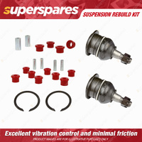 Nolathane Lower Upper Control Arm Bush + Ball Joint kit for FORD FALCON EA EB ED