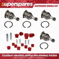 Nolathane Lower Upper Control Arm Bush + Ball Joint kit for FORD FALCON EF EL XH