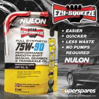 Nulon EZY-SQUEEZE Full SYN 75W90 Performance Manual Gearbox Transaxle Oil 1L