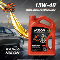 Nulon X-PRO 15W-40 Multi-Vehicle Performance Engine Oil XPR15W40-5 Ref ME15W40-5