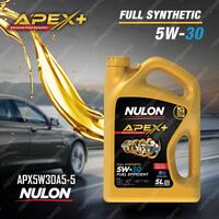 Nulon APEX+ 5W-30 Fuel Efficient Engine Oil 5L APX5W30A5-5 Ref SYNFE5W30-5