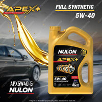 Nulon Full SYN APEX+ 5W-40 Performance Engine Oil 5L APX5W40-5 Ref SYN5W40-5