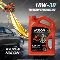 Nulon X-PRO 10W-30 Everyday Performance Engine Oil 6L XPR10W30-6 Ref HT10W30-SIX