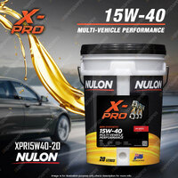 Nulon X-PRO 15W-40 Multi-Vehicle Performance Eng. Oil XPR15W40-20 Ref ME15W40-20