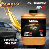 Nulon APEX+ Full SYN 5W-30 Long Life Engine Oil APX5W30D1-10 Refer SYN5W30-10
