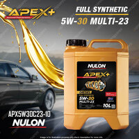Nulon Full SYN APEX+ 5W-30 Multi-23 Engine Oil 10L APX5W30C23-10 Ref SYND5W30-10