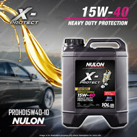 Nulon X-Protect Diesel 15W-40 HD Protection Eng. Oil 10L PROHD15W40 Ref HP15W40