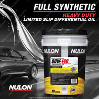 Nulon Full Synthetic 80W-140 HD Limited Slip Differential Oil 20L SYN80W140-20