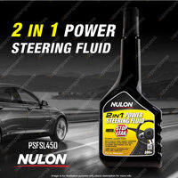 Nulon 2 in 1 Power Steering Fluid with Stop Leak 450ML Quality Guarantee