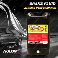 Nulon Xtreme Performance Brake Fluid - Super DOT 4 20L XBF-20 20 Litres