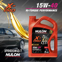 Nulon X-PRO 15W-40 Hi-Torque Performance Engine Oil XPRHD15W40-7 Ref SSD15W40-7