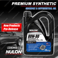 Nulon Premium Mineral 80W-90 Gearbox & Differential Oil 2.5L LSD80W90-2.5