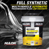 Nulon Full SYN Multi-Vehicle Automatic Transmission Fluid Low Viscosity 20L