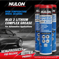 3 x Nulon High-Temperature Wheel Bearing NLGI 2 Lithium Complex Grease 450g
