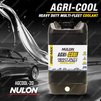 Nulon Agri-Cool Heavy Duty Multi-Fleet Yellow-coloured premixed Coolant 20L