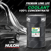 Nulon Green Premium Long Life Coolant 100% Concentrate 205 Litres